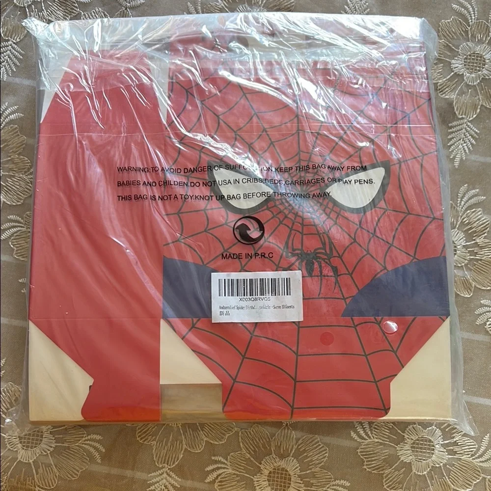 Spiderman Red and Blue Party Favors for Exciting Celebrations